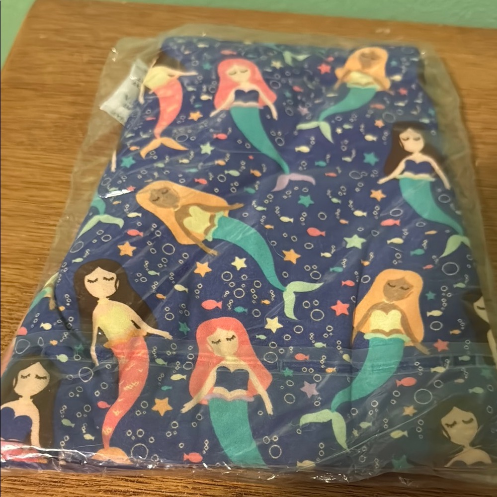 Mermaid Print Blue “unicorn” Leggings